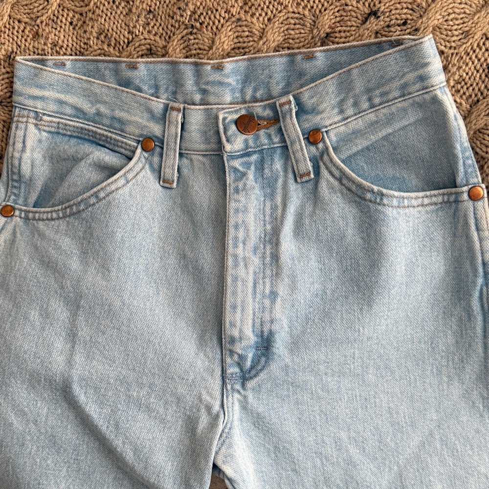 Wrangler Bleach Wash Denim Jeans